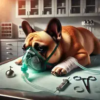 French Bulldog C-Section